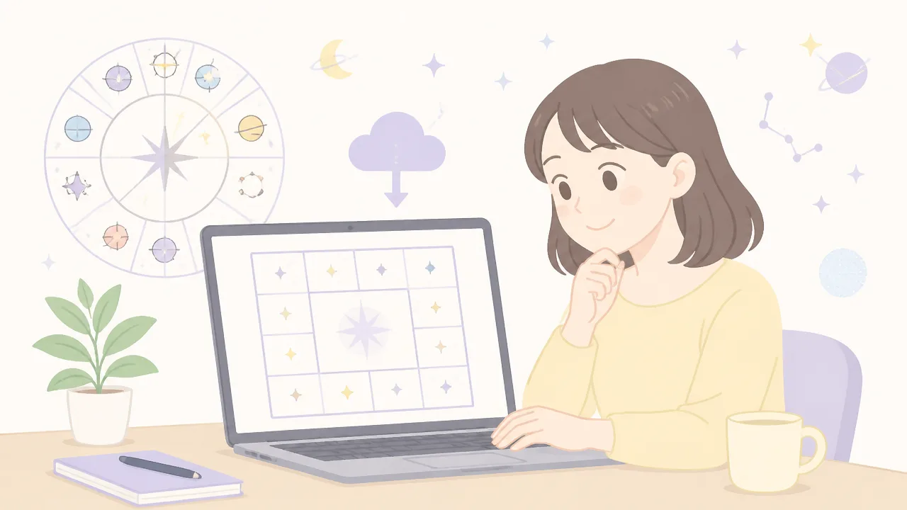 紫微斗数の命盤を無料で作成する方法｜初心者向けに見方も解説