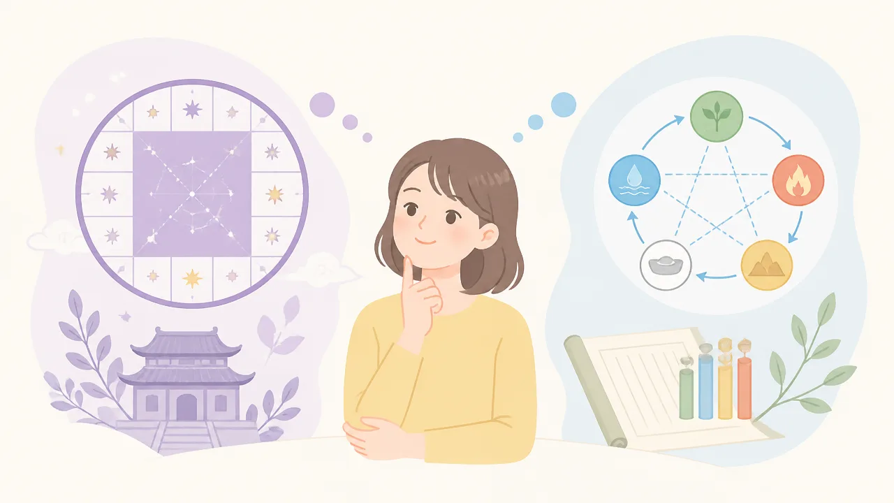紫微斗数と四柱推命の違いとは?特徴と向いている相談をやさしく解説
